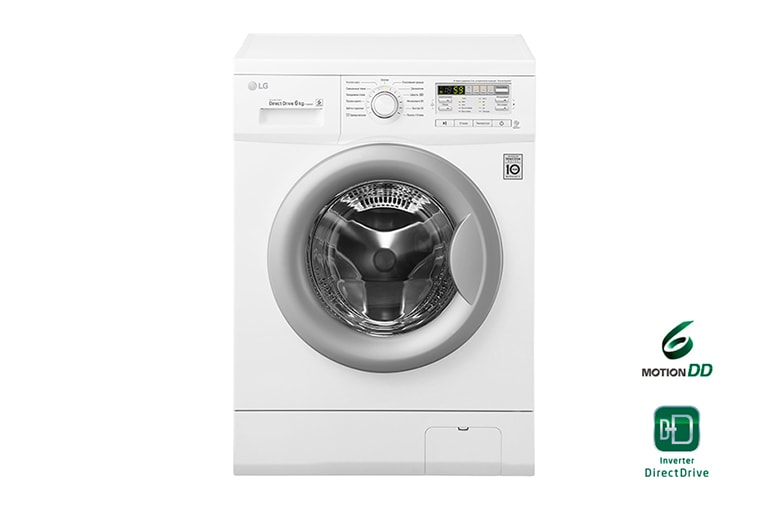 LG Узкая стиральная машина LG с прямым приводом и технологией ''6 движений заботы'', F12B8MD, thumbnail 1