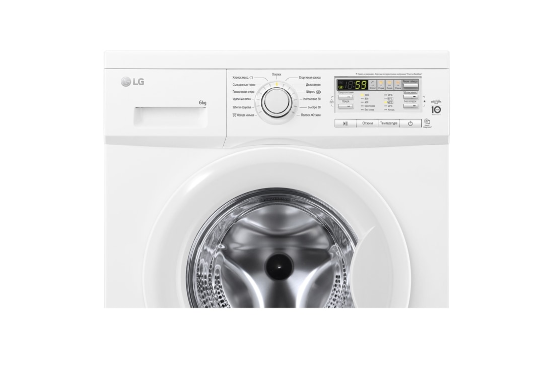 LG Узкая стиральная машина LG F10B8ND, прямой привод, 6кг, F10B8ND, thumbnail 10