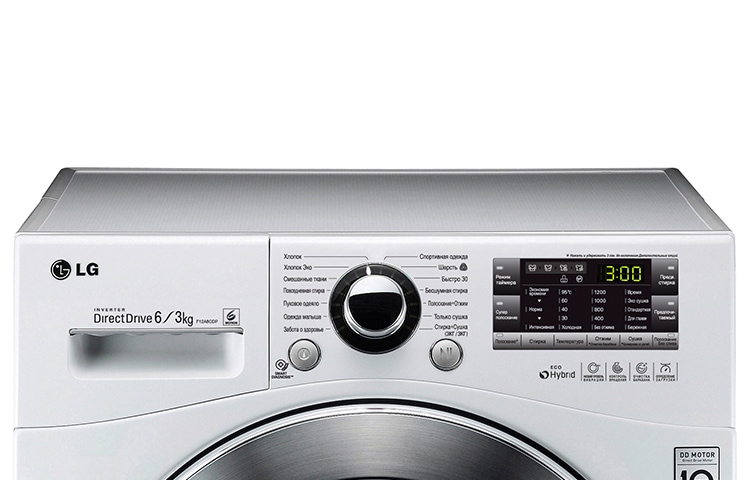 LG Узкая стиральная машина с функцией сушки, прямым приводом и технологией «6 движений заботы», F12A8CDP, thumbnail 4