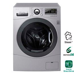 Узкая стиральная машина с прямым приводом LG F14B3PDS72