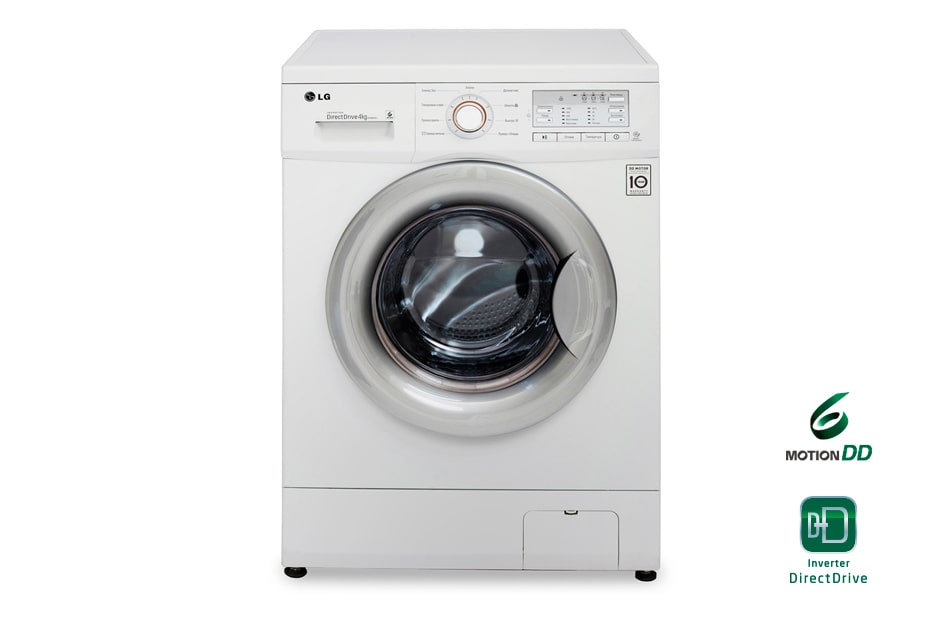 LG Узкая стиральная машина 4 кг с прямым приводом и технологией ''6 движений заботы'', M10B9SD1