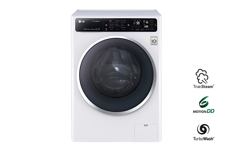 LG Узкая стиральная машина LG с функцией пара True Steam, F12U1HBS2, thumbnail 1
