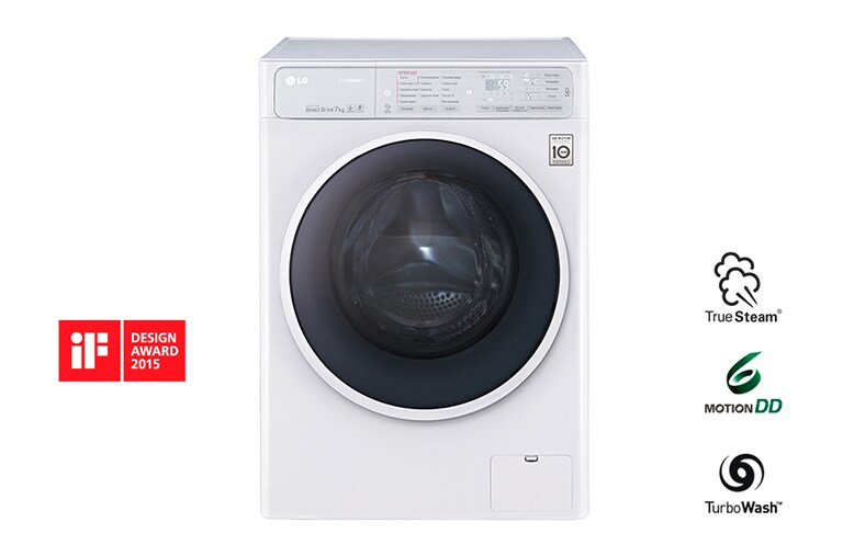 LG Стиральная машина LG с функцией пара True Steam, F12U1HCS2, thumbnail 1