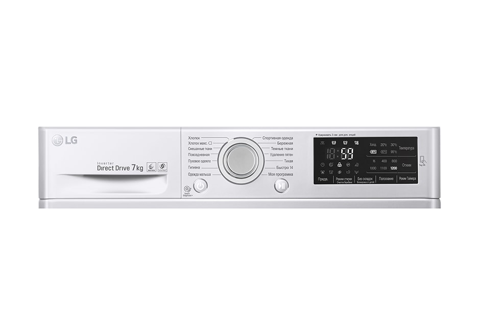 LG Узкая стиральная машина LG c функцией быстрой стирки TurboWash, F12U2HDN5