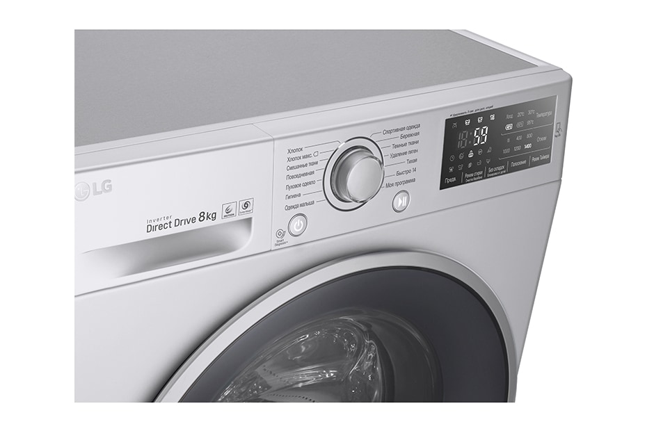 LG Стиральная машина с технологией «6 движений заботы» и функцией быстрой стирки «TurboWash», F14U2TDN5, thumbnail 5