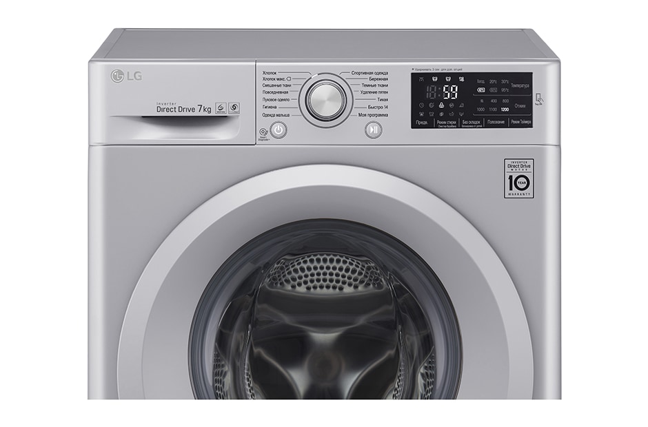 LG Стиральная машина LG с функцией быстрой стирки Turbowash, F12U2HFNA, thumbnail 3