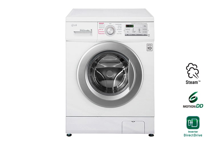 LG Узкая стиральная машина c функцией пара Steam, 6кг, FH0H3NDS1, thumbnail 1