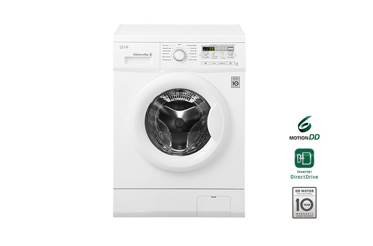 LG Узкая стиральная машина c прямым приводом, 5кг, F10B8LD0, thumbnail 1