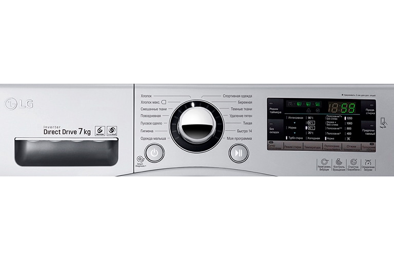 LG Узкая стиральная машина спрямым приводом и  технологией ''6 движений заботы'', FH2A8HDN4, thumbnail 4