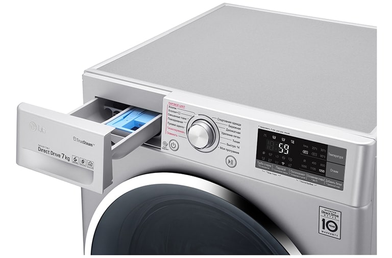 LG Стиральная машина узкая LG F2J7HS2L с паром, 7 кг, F2J7HS2L, thumbnail 7