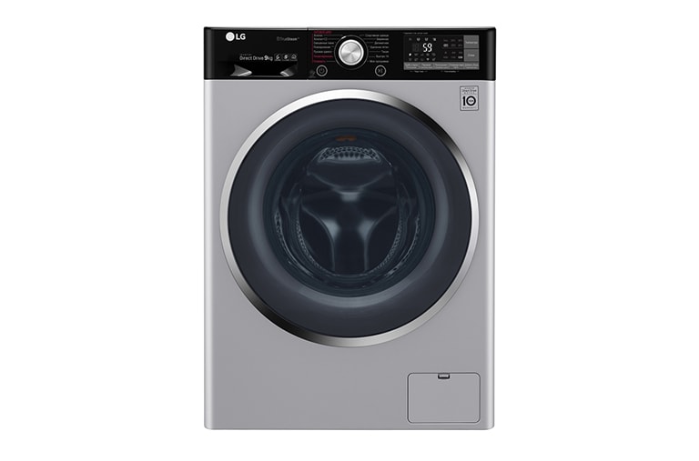 LG Стиральная машина с функцией пара TrueSteam и технологией быстрой стирки TurboWash, с Wi-Fi Wi-Fi и управление через смартфон с приложением LG ThinQ, F4J9VS2L, thumbnail 1