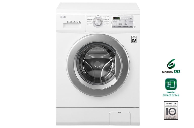 LG Узкая стиральная машина с прямым приводом и  технологией «6 движений заботы», FH2H3MD1, thumbnail 1