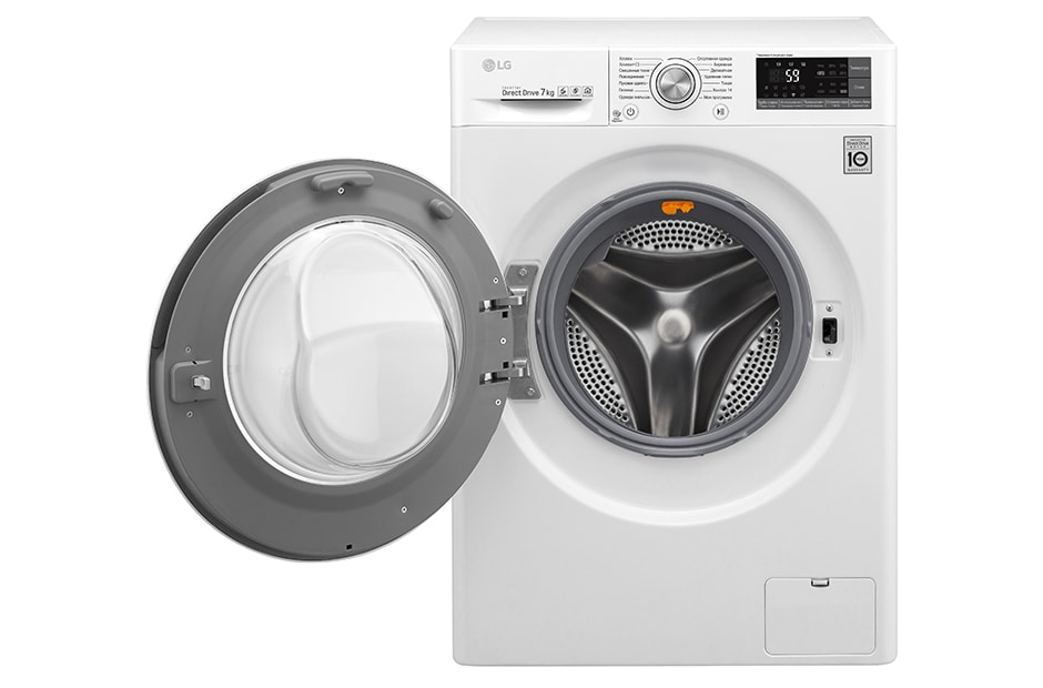 LG Узкая стиральная машина с технологией «6 движений заботы», с Wi-Fi и управлением через смартфон с приложением LG ThinQ, F2J7HN1W, thumbnail 2