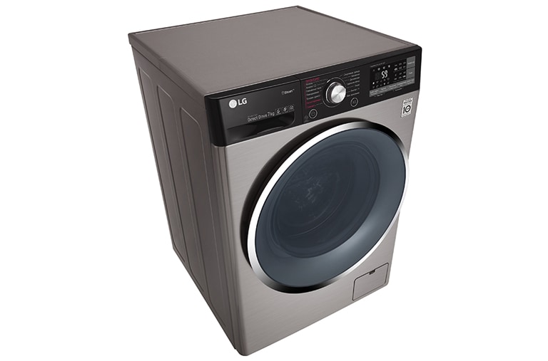 LG Узкая стиральная машина с функцией пара TrueSteam и технологией быстрой стирки TurboWash, с Wi-Fi и управлением через смартфон с приложением LG ThinQ, F2J9HS2S, thumbnail 7