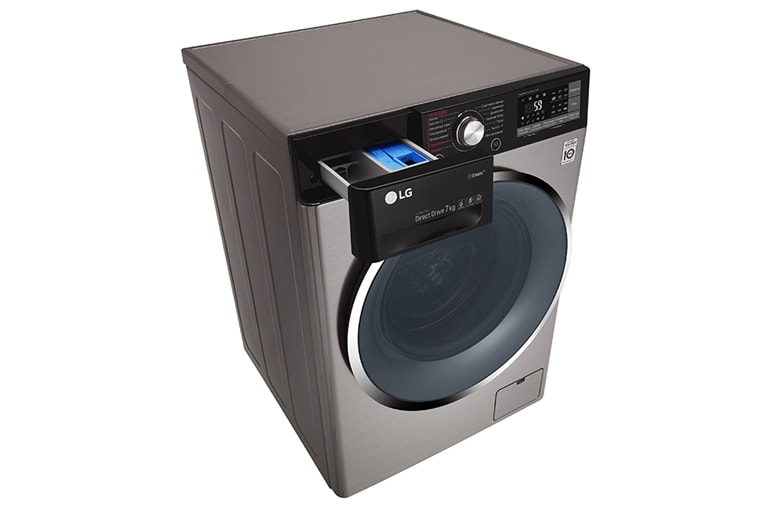 LG Узкая стиральная машина с функцией пара TrueSteam и технологией быстрой стирки TurboWash, с Wi-Fi и управлением через смартфон с приложением LG ThinQ, F2J9HS2S, thumbnail 8