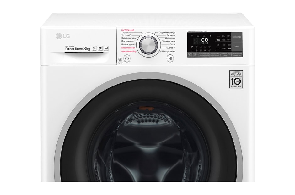 LG Стиральная машина с функцией пара Steam и технологией быстрой стирки Turbo Wash, F4J7TS1W, thumbnail 3