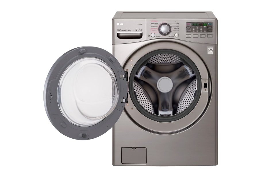 LG Стандартная стиральная машина c функцией пара TrueSteam и функцией сушки, 17/10кг, F1K2CH2T, thumbnail 10
