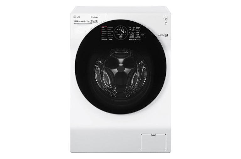 LG Стирально-сушильная машина LG FH4G1JCH2N с паром, 10,5/7 кг, FH4G1JCH2N, thumbnail 1