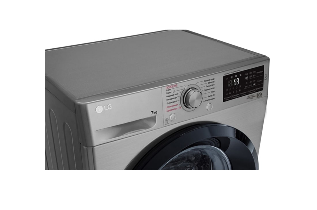 LG Узкая стиральная машина LG F2J5HS6S, функция пара Steam, 7кг, F2J5HS6S, thumbnail 8