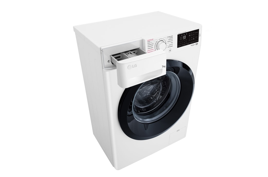 LG Узкая стиральная машина LG F2J5HS6W, функция пара Steam, 7кг, F2J5HS6W, thumbnail 9