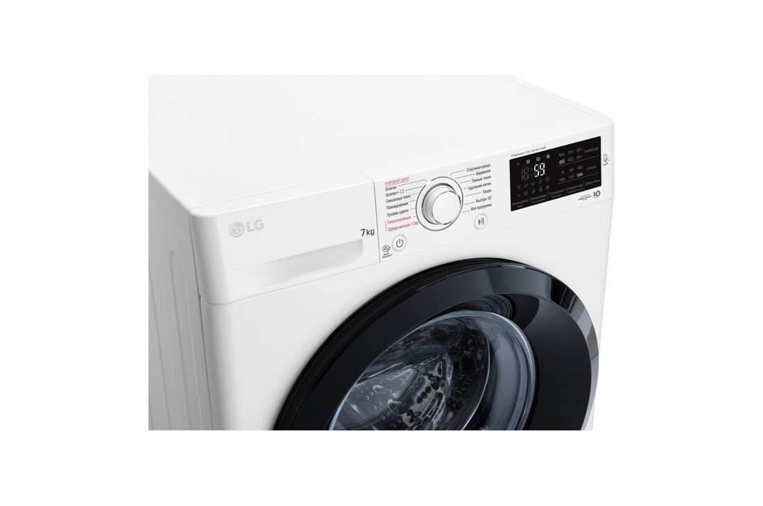 LG Узкая стиральная машина LG F2J5HS6W, функция пара Steam, 7кг, F2J5HS6W, thumbnail 12