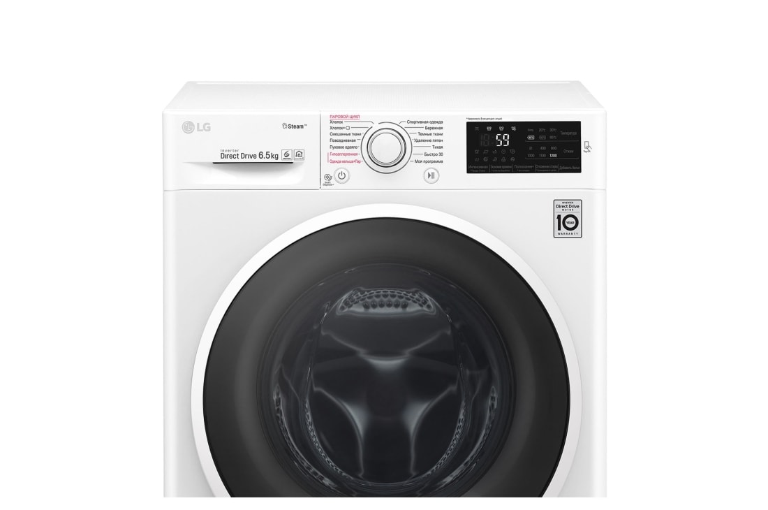 LG Узкая стиральная машина LG F2J6WS0W, функция пара Steam, 6,5кг, F2J6WS0W, thumbnail 9
