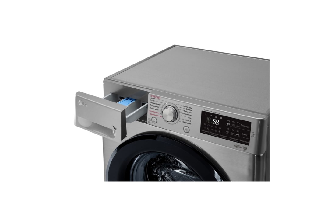 LG Стиральная машина узкая LG F2M5HS6S с паром, 7 кг, F2M5HS6S, thumbnail 12