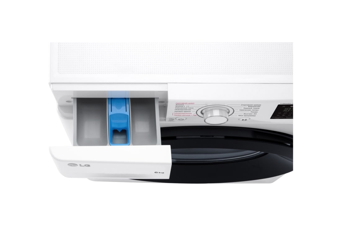 LG Узкая стиральная машина LG F2J5NS6W, функция пара Steam, 6кг, F2J5NS6W, thumbnail 12