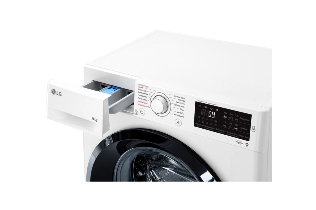 LG Узкая стиральная машина LG F2J5NS6W, функция пара Steam, 6кг, F2J5NS6W, thumbnail 13