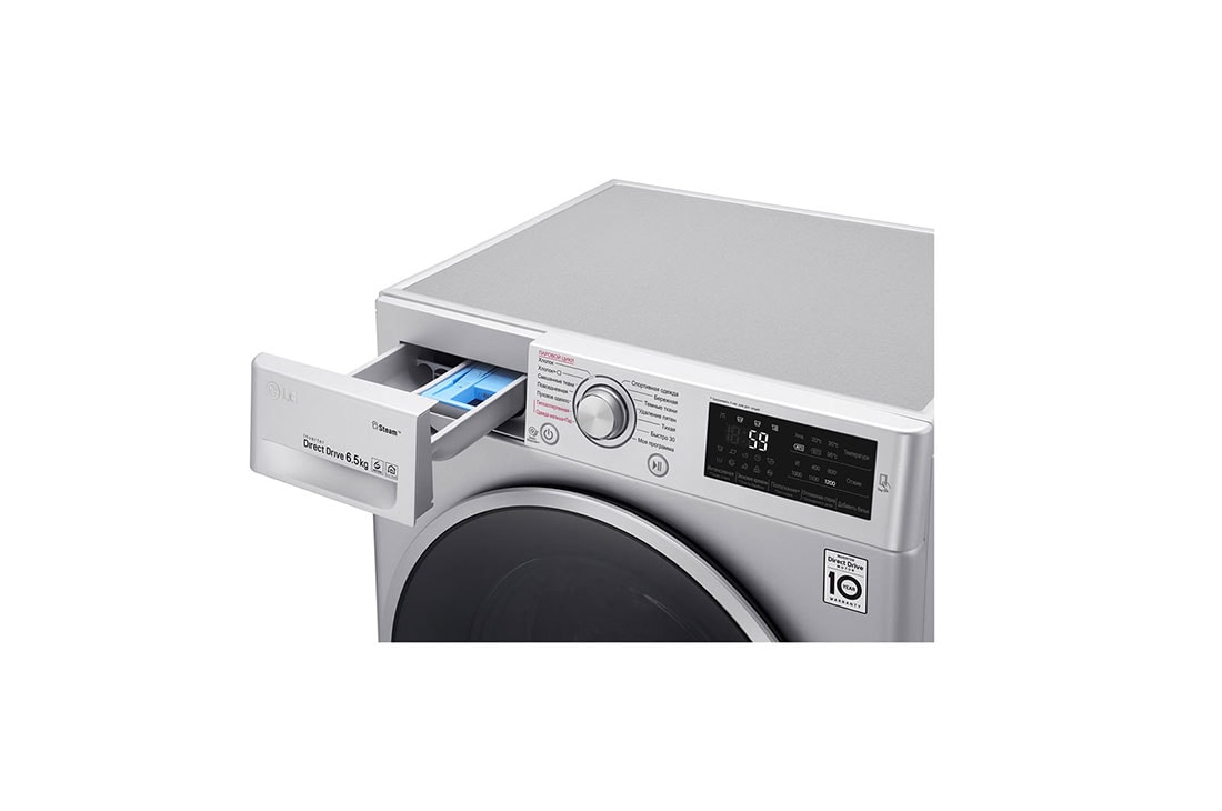 LG Узкая стиральная машина с функцией пара и режимом ''6 движений заботы'', F2J6WS1L, thumbnail 5
