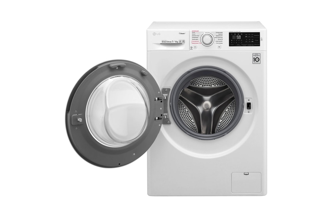 Узкая стиральная машина LG F2J6HG0W c функцией пара | LG RU