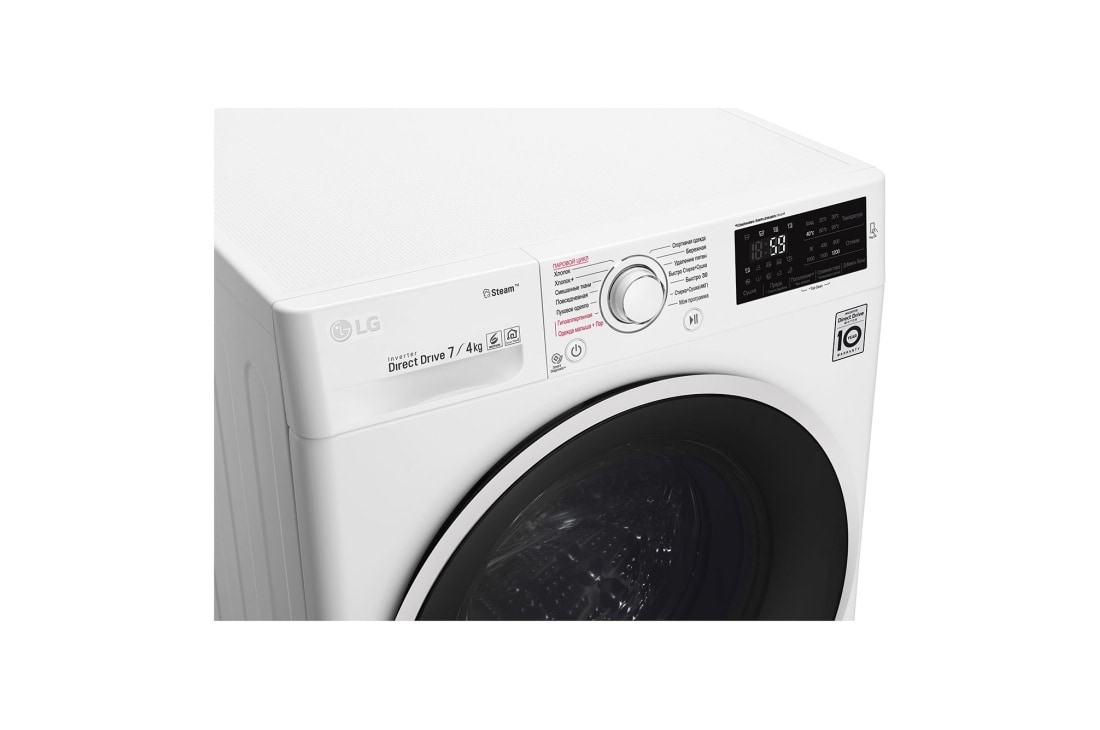 LG Узкая стирально-сушильная машина LG F2J6HG0W, функция пара Steam, 7/4кг, F2J6HG0W, thumbnail 13