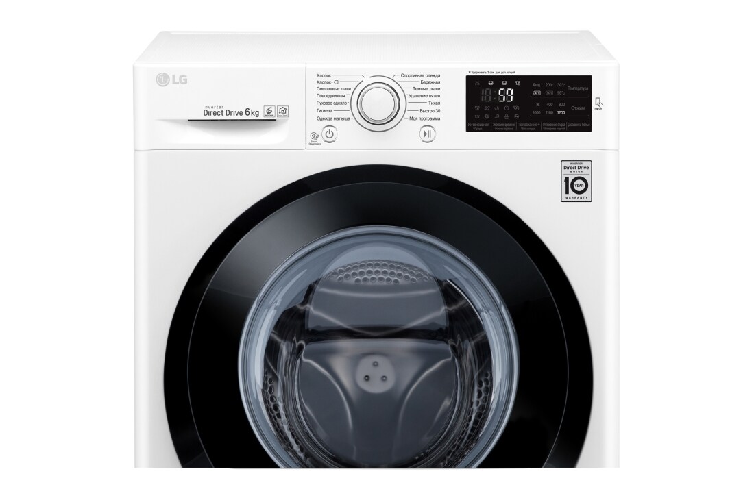 LG Узкая стиральная машина с технологией ''6 движений заботы'', F2J5NN6W, thumbnail 4