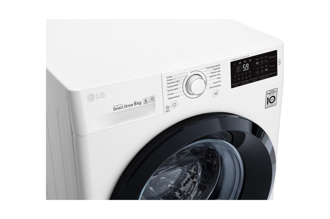 LG Узкая стиральная машина с технологией ''6 движений заботы'', F2J5NN6W, thumbnail 5