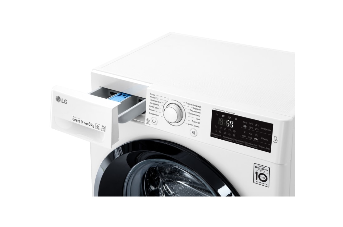 LG Узкая стиральная машина с технологией ''6 движений заботы'', F2J5NN6W, thumbnail 6