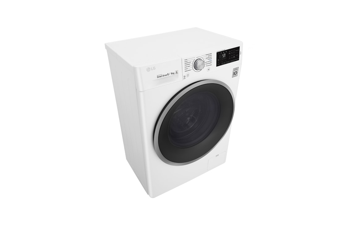 LG Узкая стиральная машина c прямым приводом и функцией сушки, 6/4кг, F2J6NM1W, thumbnail 9