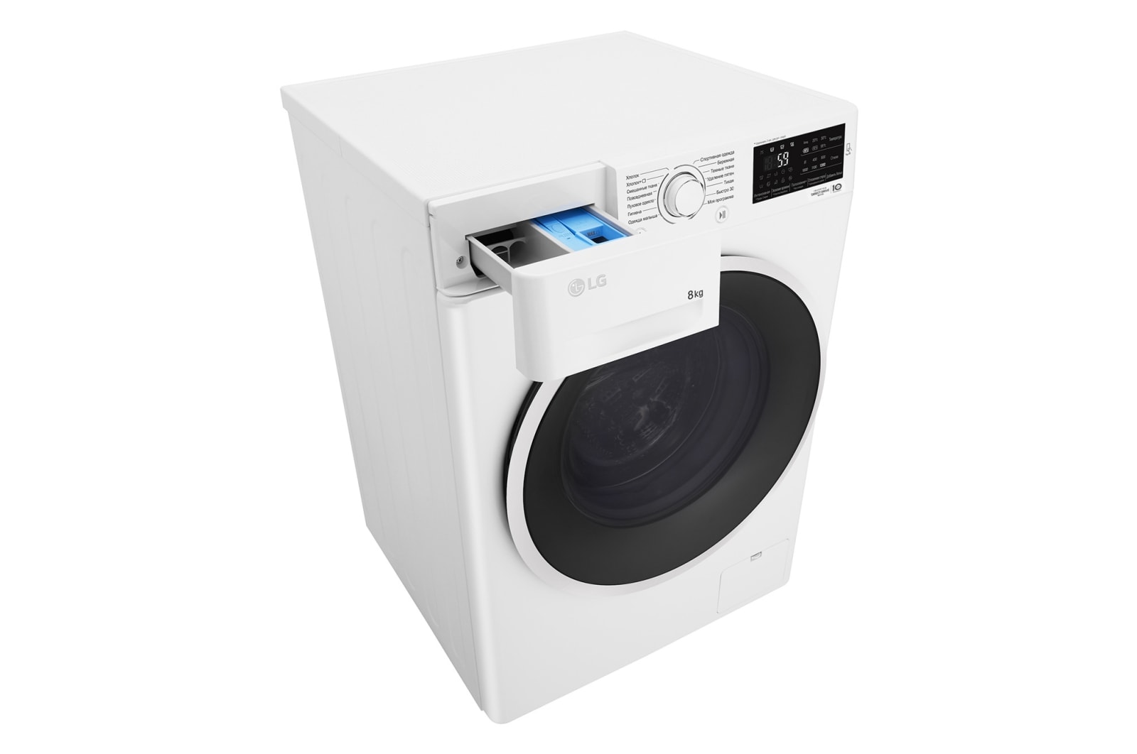 Стиральная машина LG F4J6TM7W c прямым приводом | LG RU