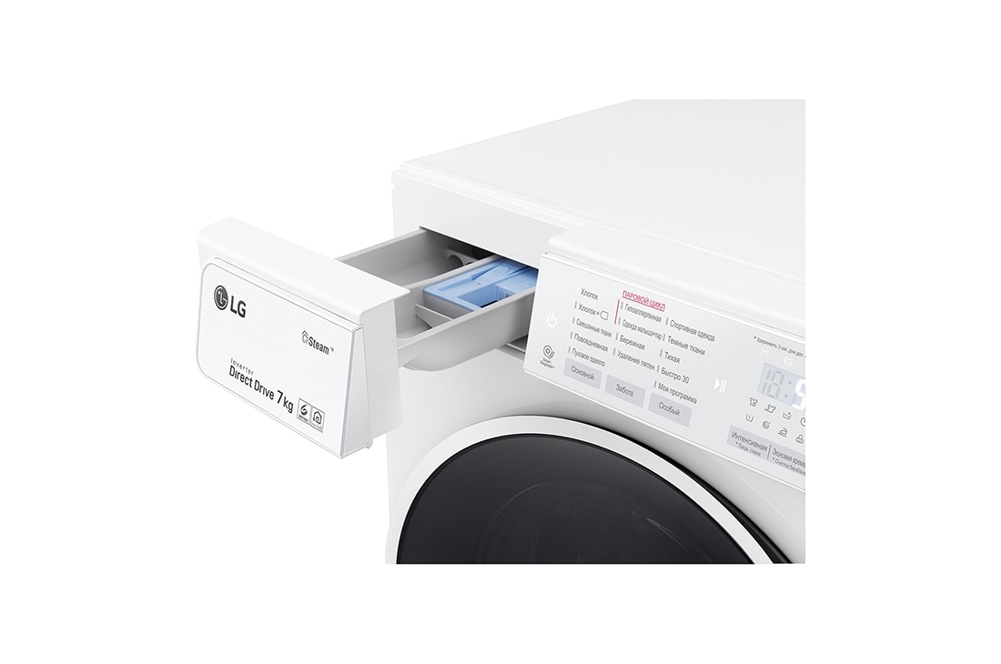LG Узкая стиральная машина c функцией пара Steam, 7кг, F2H6HS0B, thumbnail 12