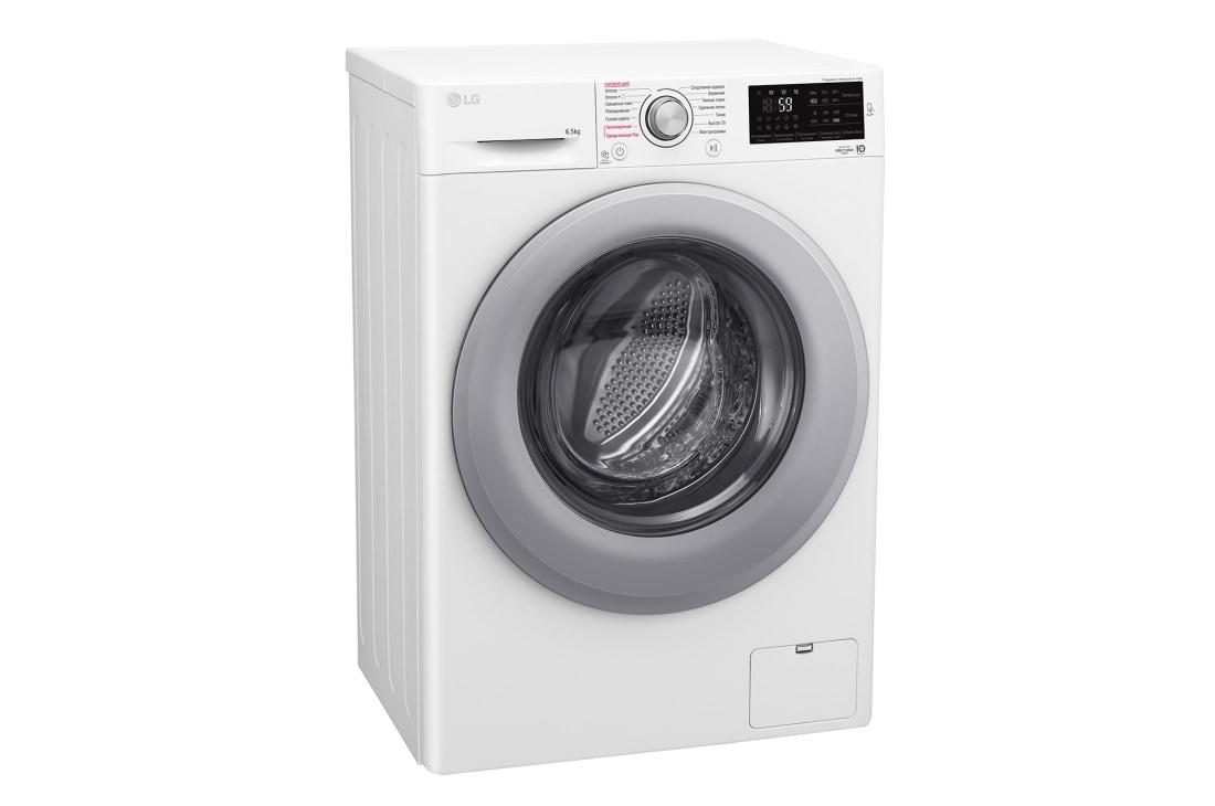 LG Узкая стиральная машина LG F2M5WS4W, функция пара Steam, 6,5кг, F2M5WS4W, thumbnail 2