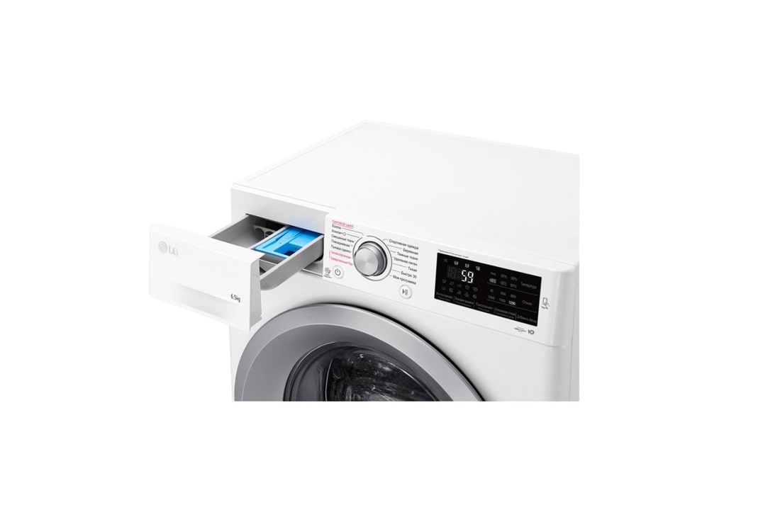 LG Узкая стиральная машина LG F2M5WS4W, функция пара Steam, 6,5кг, F2M5WS4W, thumbnail 11