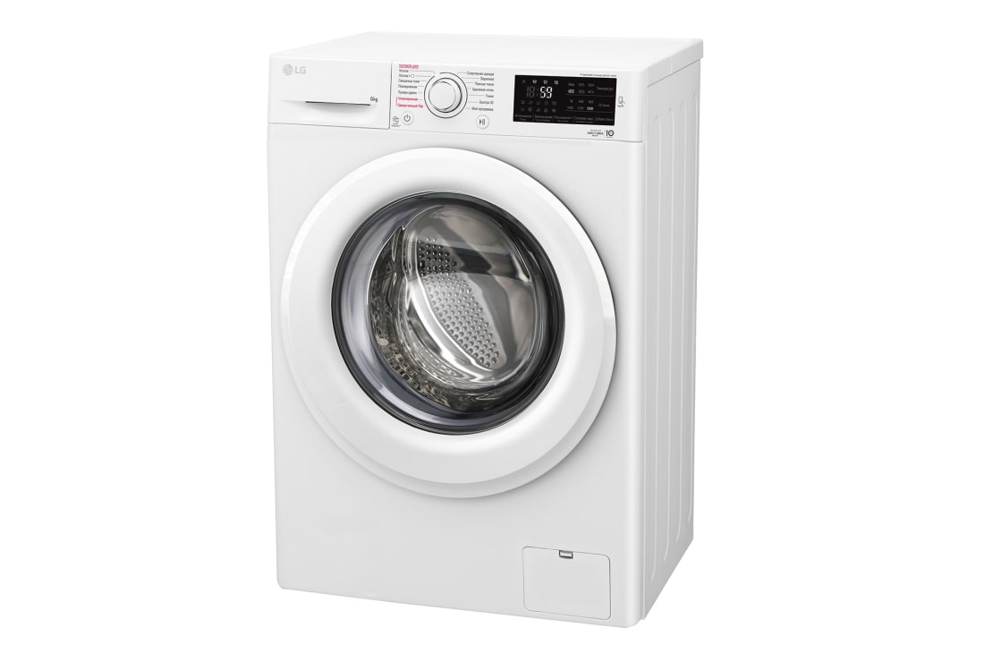 LG Стиральная машина узкая LG F2M5NS3WP с паром, 6 кг, F2M5NS3WP, thumbnail 3