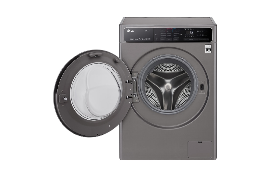 LG Узкая стиральная машина c функцией пара Steam и функцией сушки, 7/4кг, F2H7HG2S, thumbnail 3