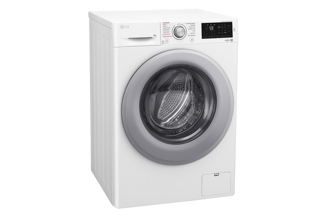 LG Стиральная машина LG F4M5VS4WP с паром, 9 кг, F4M5VS4WP, thumbnail 2