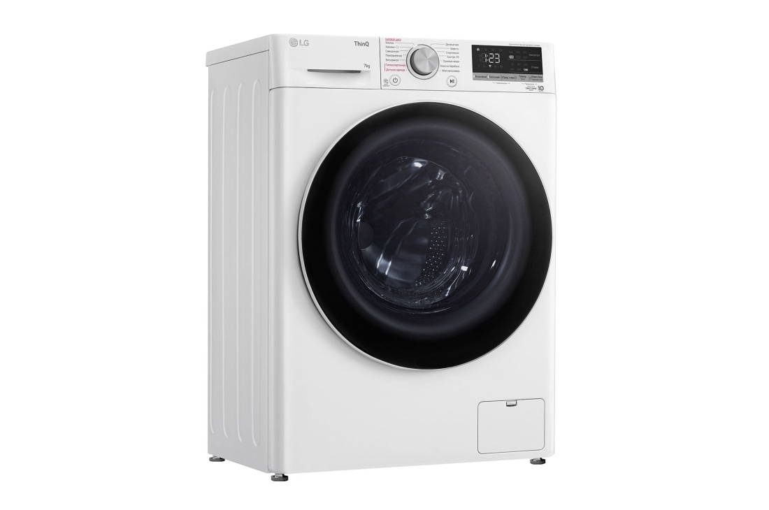 LG Стиральная машина узкая LG F2V5HS0W с паром, технология AI DD, 7 кг, F2V5HS0W, thumbnail 3