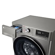 LG Стиральная машина узкая LG F2V5HS2S с паром, технология AI DD, 7 кг, F2V5HS2S, thumbnail 13