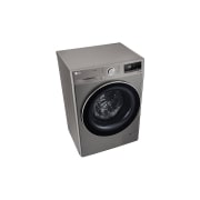 LG Стиральная машина узкая LG F2V5HS2S с паром, 7 кг, Стиральная машина LG F2V5HS2S (вид слева в перспективе), F2V5HS2S, thumbnail 8