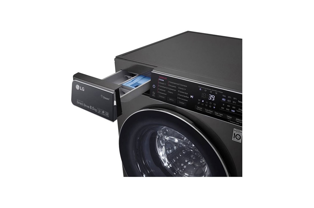 LG Стиральная машина узкая LG F2T9GW9P с паром, технология AI DD, 8,5 кг, F2T9GW9P, thumbnail 5