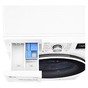 LG Стиральная машина узкая LG F2V5GS0W с паром, технология AI DD, 8,5 кг, F2V5GS0W, thumbnail 5