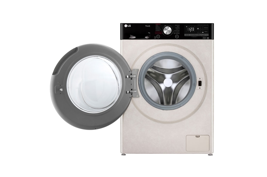 LG Стиральная машина узкая LG F2V5HS9B с паром, технология AI DD, 7 кг, F2V5HS9B, thumbnail 5