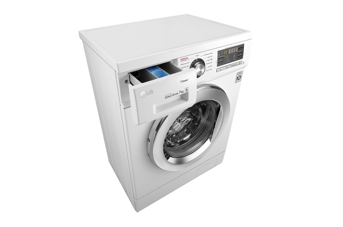 LG Узкая стиральная машина LG F12M7HDS3, функция пара Steam, 7кг, F12M7HDS3, thumbnail 9